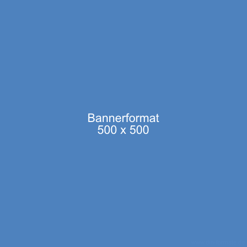 Werbebanner Größe 500x500 Pixel Banner-Vorlagen - Online Bannerformate Download
