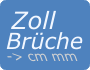 Brüche Rechner Zoll cm