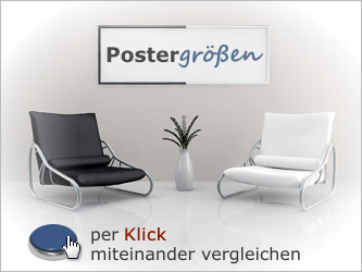 Standard Postergrößen